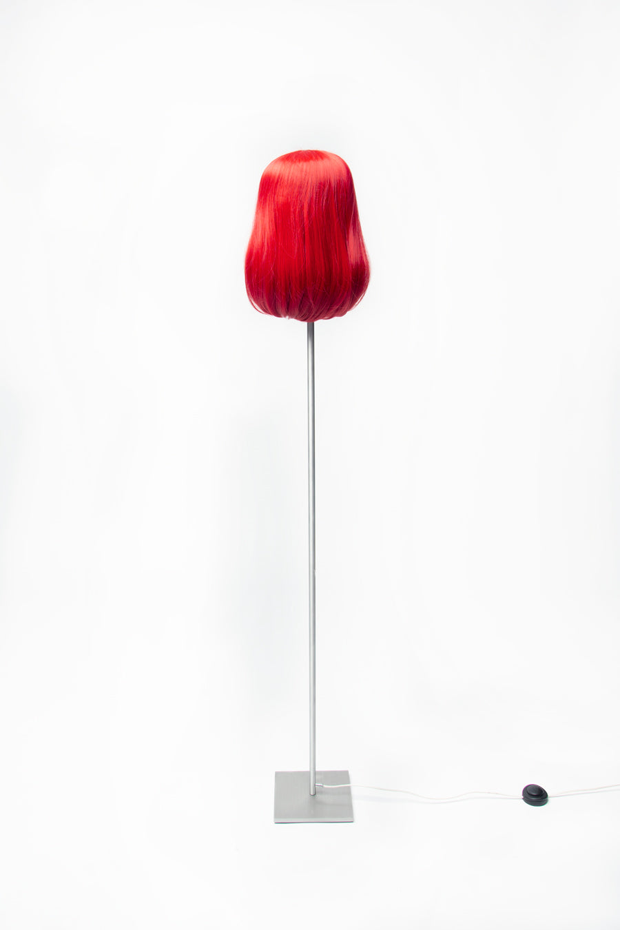 scalp standing lampshade - red