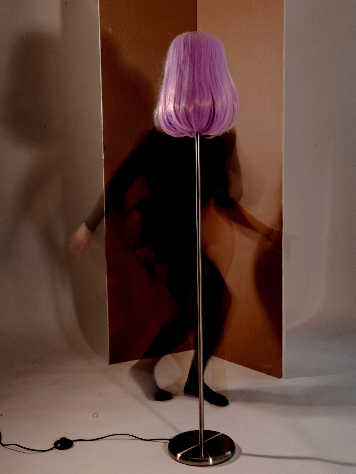 scalp standing lampshade - lilac