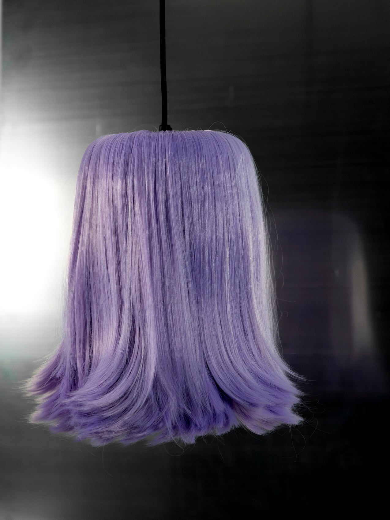 scalp pendant lampshade - lilac