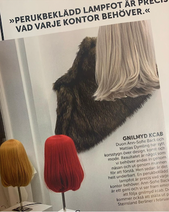 scalp lampshades in residence magazine.