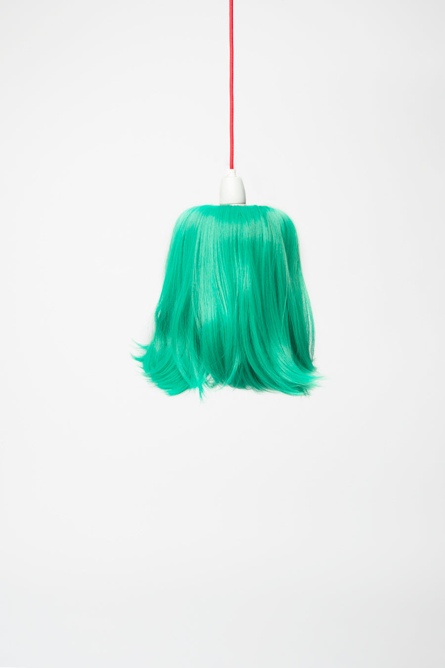 scalp pendant lampshade - emerald