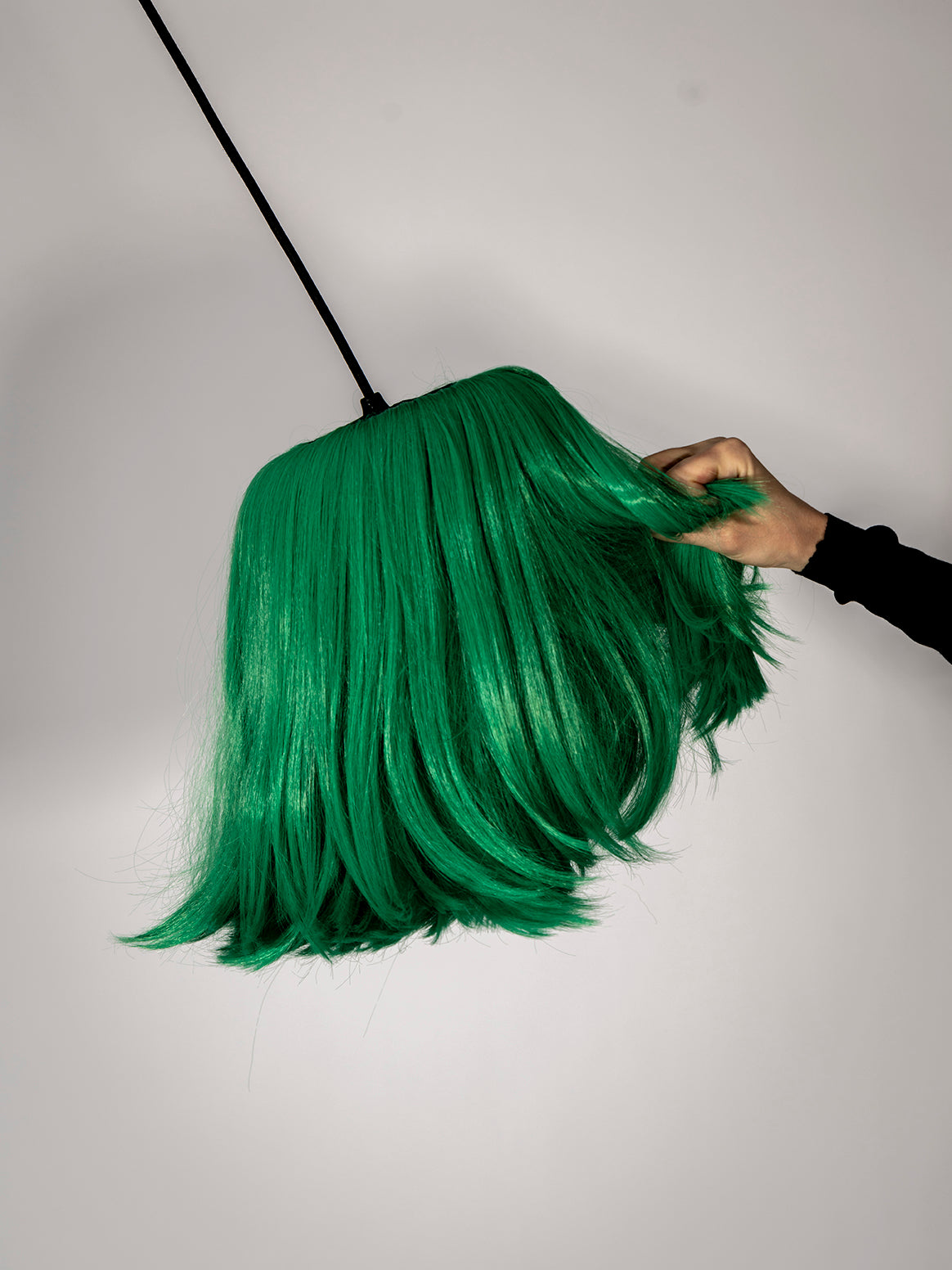 scalp pendant lampshade - emerald