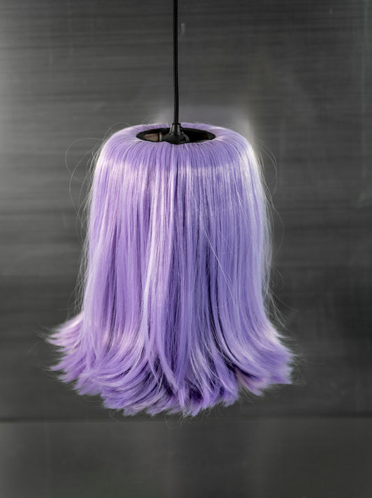 scalp pendant lampshade - lilac